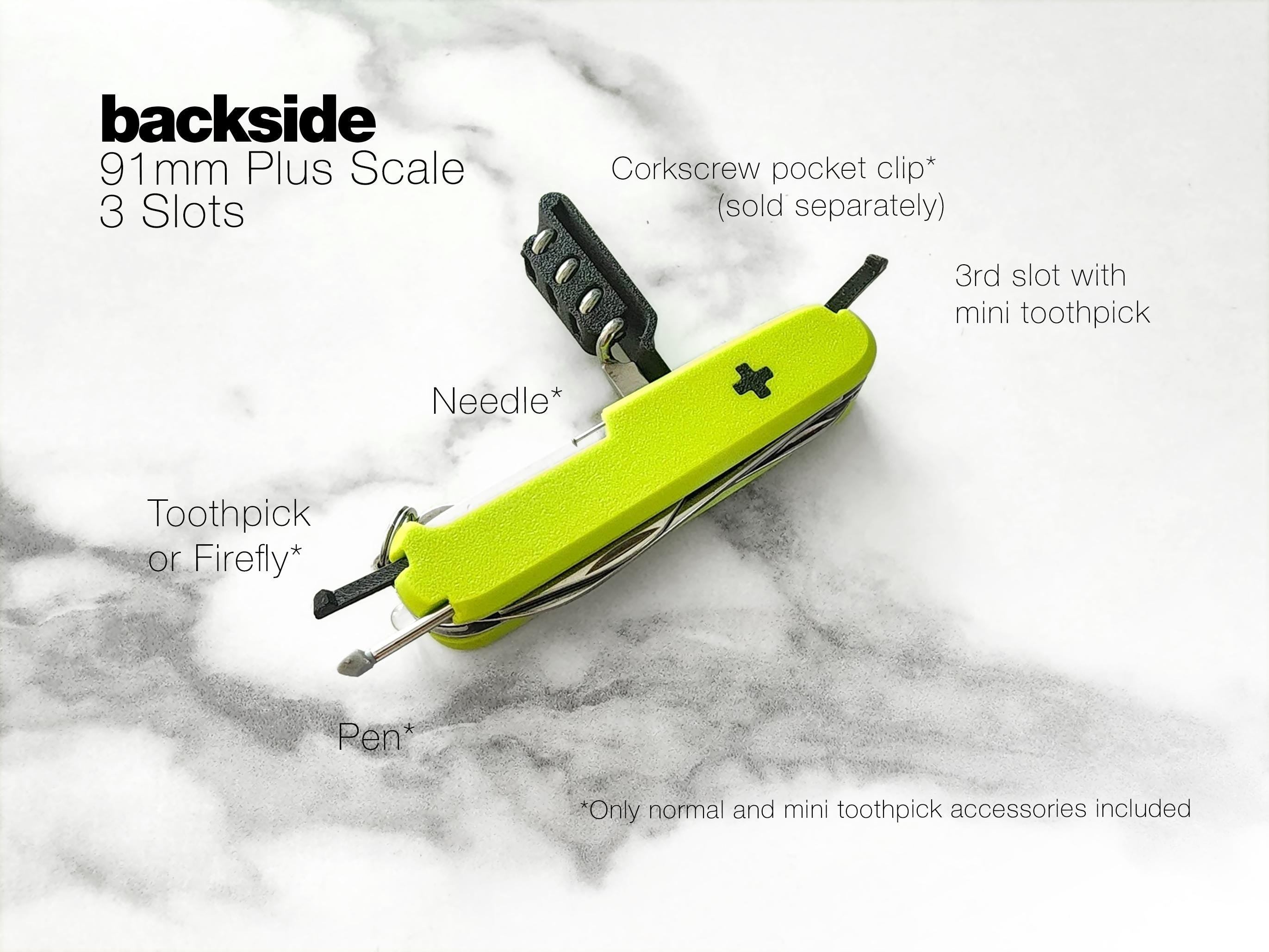 Victorinox 91mm Flashlight / Whistle 7 Tool Super Scale for Swiss Army Knife