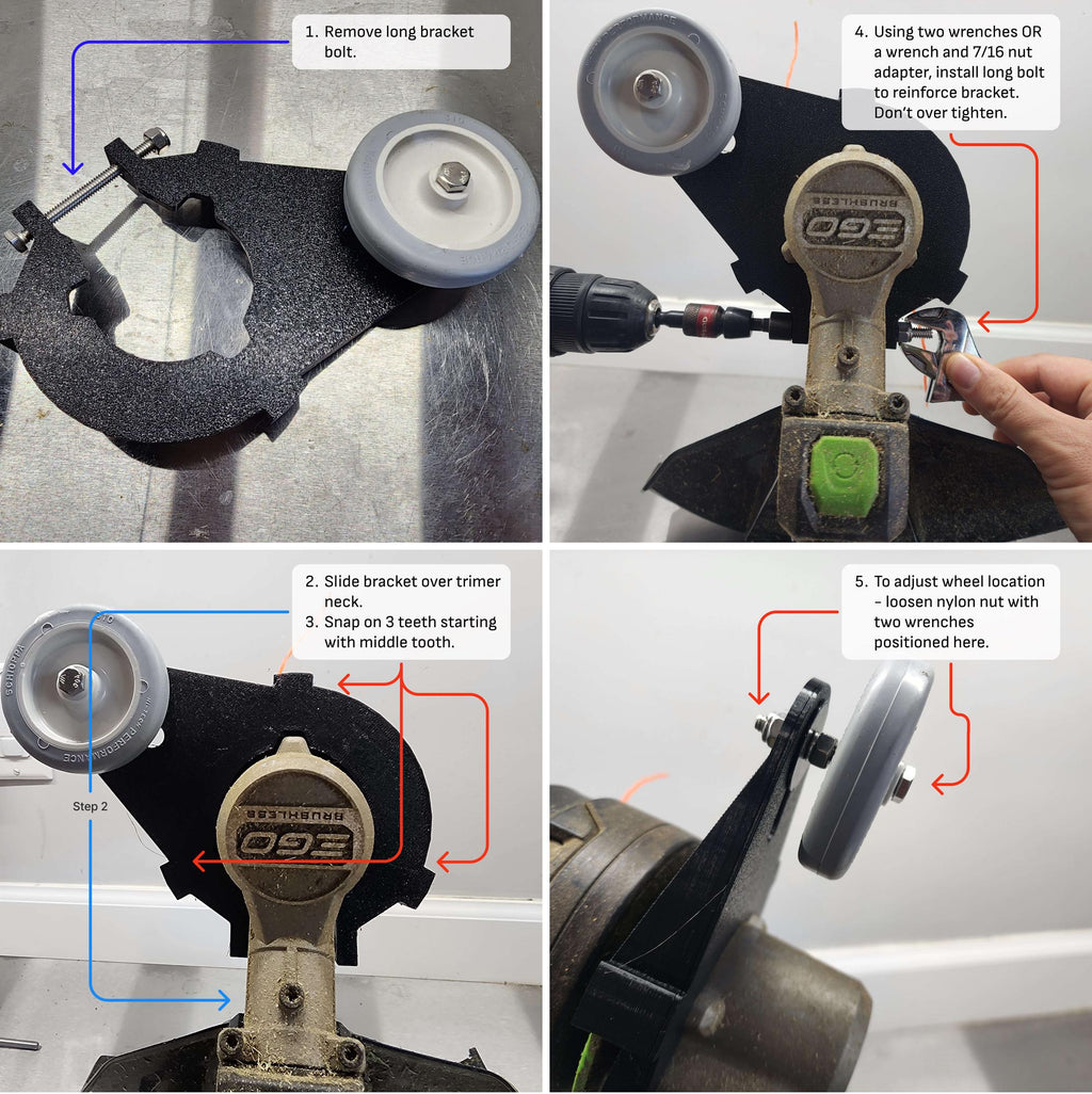 Ego Trimmer/Edger Wheel